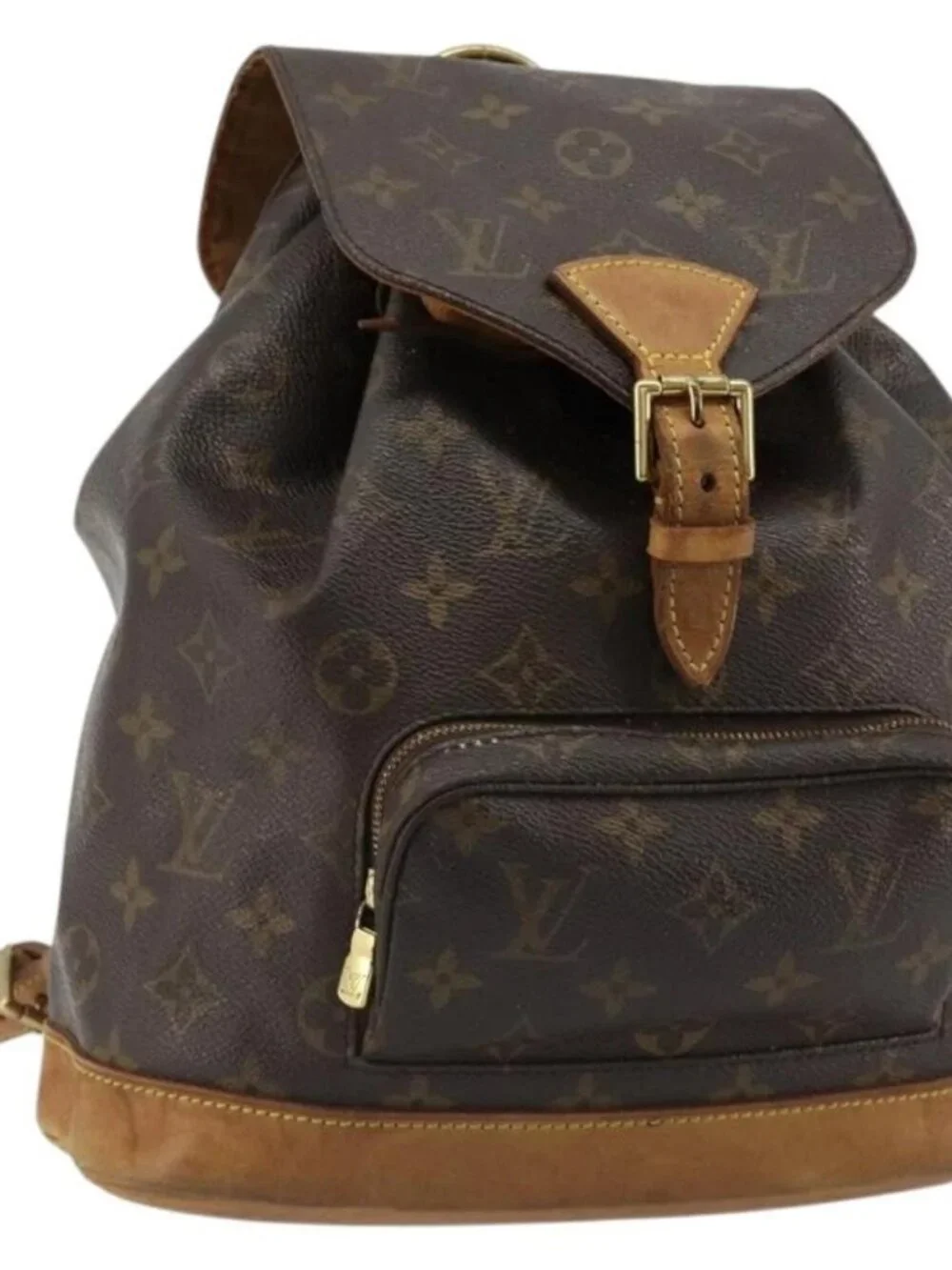 LOUIS VUITTON Monogram Montsouris MM Backpack M51136 LV Auth 184621